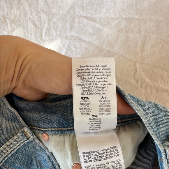 Mother Denim High Waisted Hiker Hover in Innerspace Size 29 LIKE NEW - Picture 13 of 14